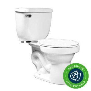 Toilet WC a piso 30 cm con asiento blanco Caburga Premium