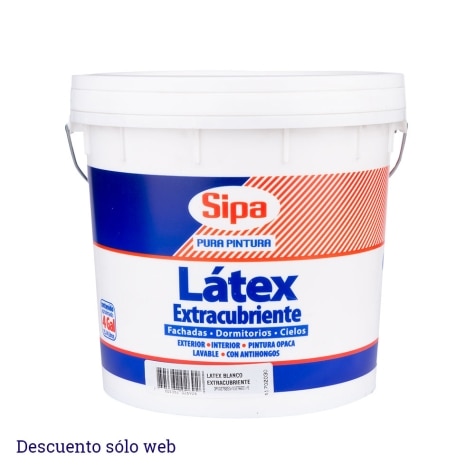 Latex sipa extracubriente blanco tineta 5 gl